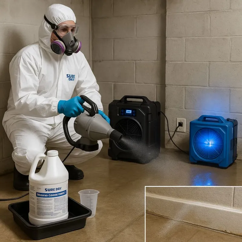 Sanitization and Odor Removal process in Glen Rock, NJ